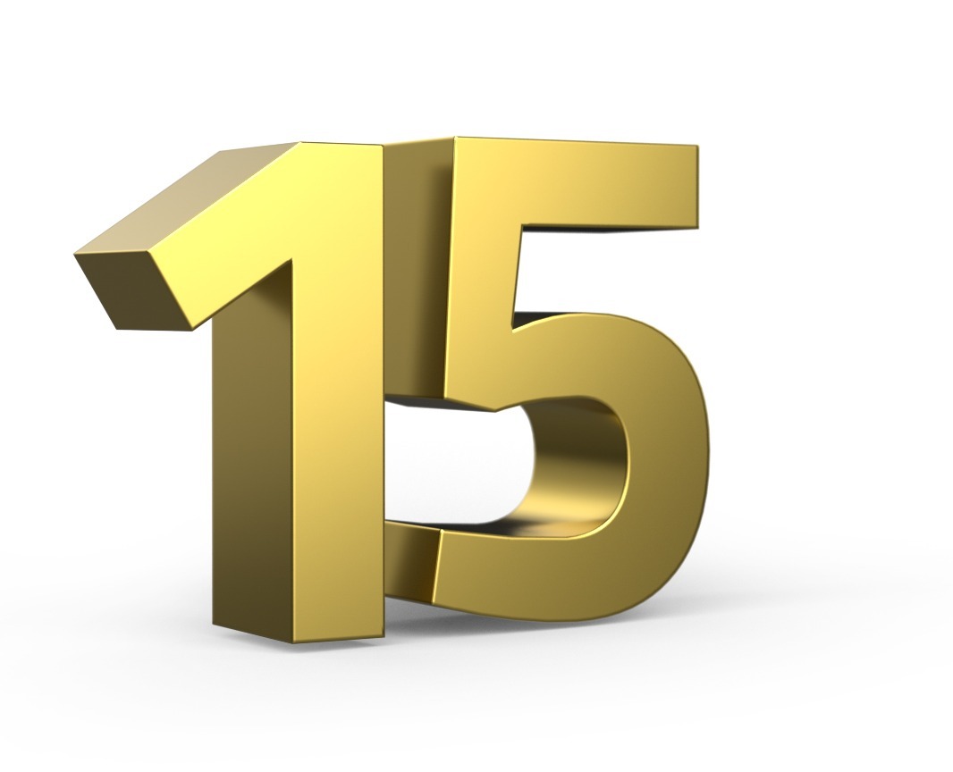 15 years WEdirekt Goldene 15
